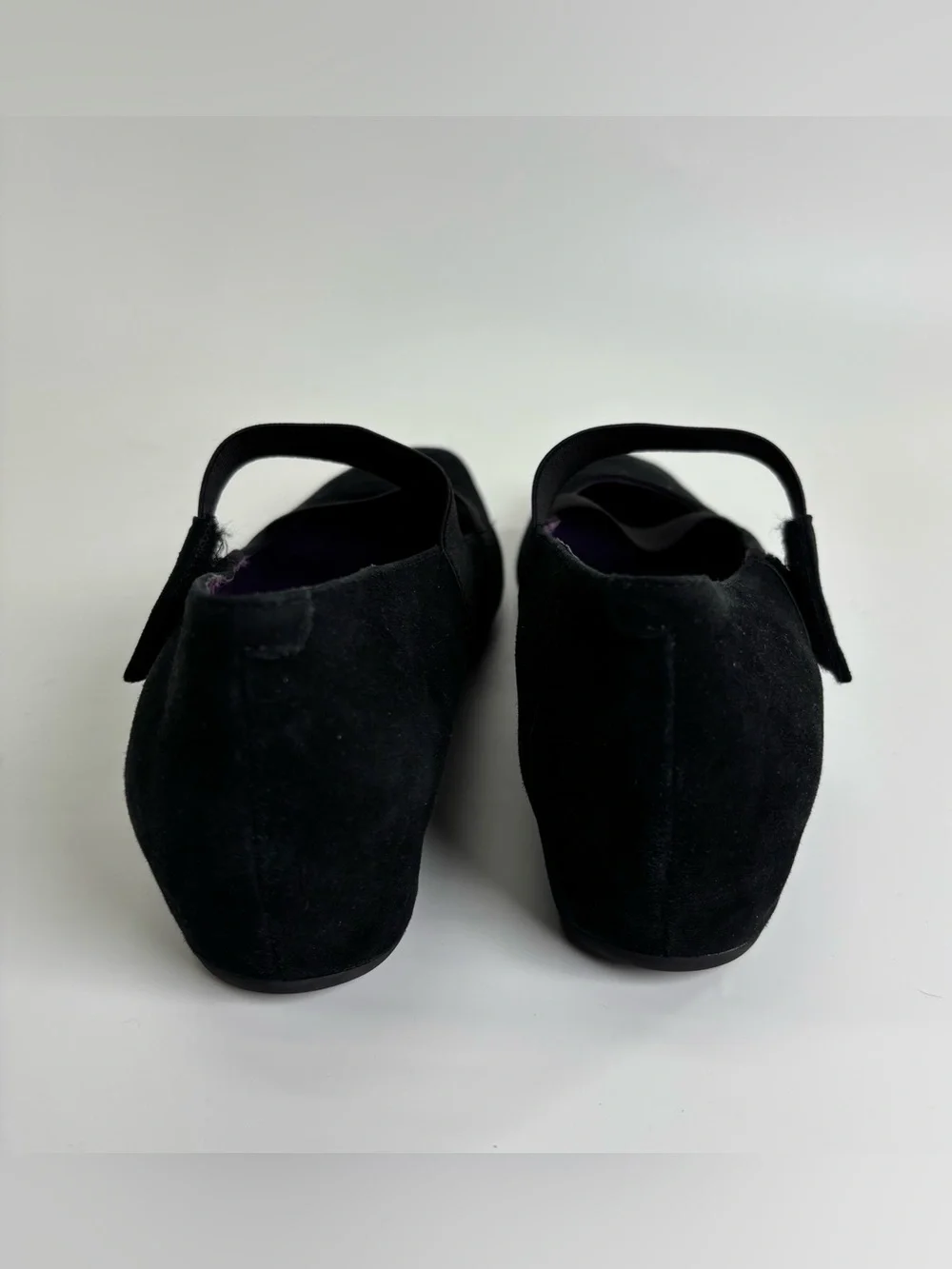 Vaneli Melle black suede wedge Mary Jane’s 8.5 Narrow
